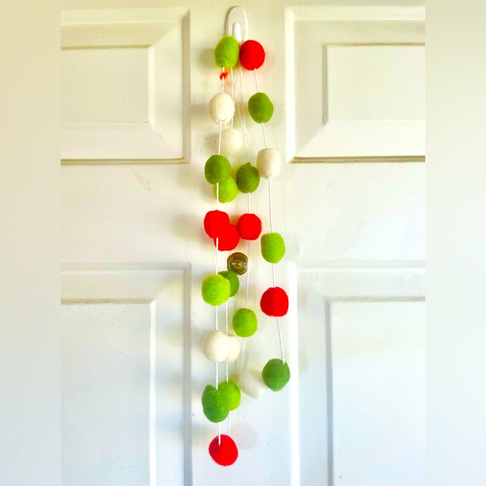 *Felted Wool Holiday Garland